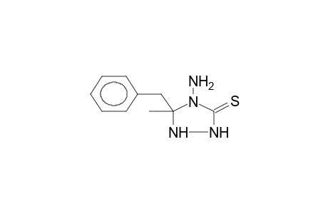 4-Amino-5-benzyl-5-methyl-1,2,4-triazolidine-3-thione