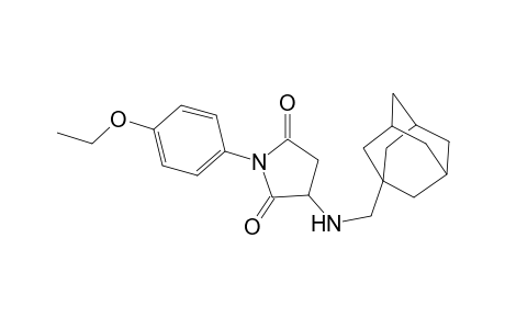 3-[(Adamantan-1-ylmethyl)-amino]-1-(4-ethoxy-phenyl)-pyrrolidine-2,5-dione