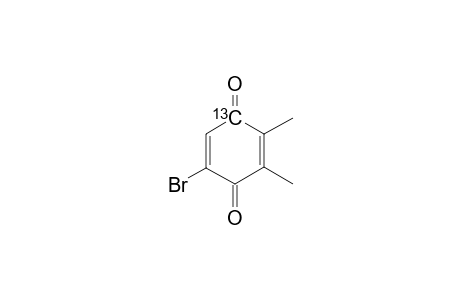 [4-13C]-6-Bromo-2,3-dimethyl-p-benzoquinone