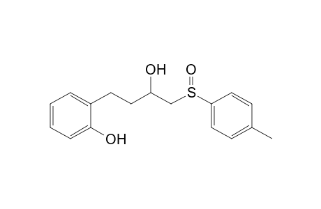 2-[3-Hydroxy-4-(p-tolylsulfinyl)butyl]phenol