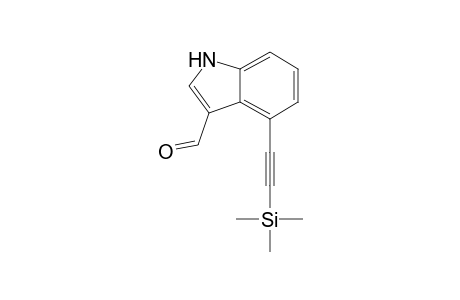 3-Formyl-4-(trimethylsilylethynyl)indole