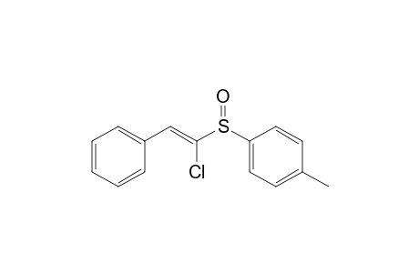 1-[(Z)-1-chloranyl-2-phenyl-ethenyl]sulfinyl-4-methyl-benzene