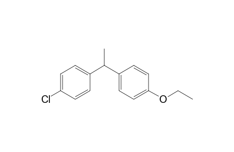 1-Chloranyl-4-[1-(4-ethoxyphenyl)ethyl]benzene