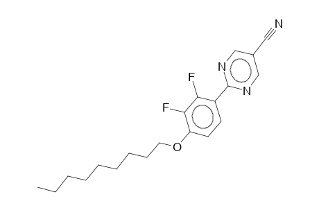 2-(2,3-difluoro-4-nonyloxyphenyl)-5-cyanopyrimidine