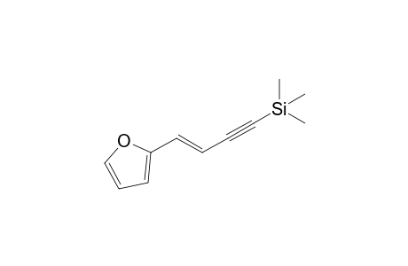2-[(1E)-4-Trimethylsilylbut-1-en-3-ynyl]furan