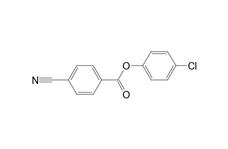 (4-chlorophenyl) 4-cyanobenzoate