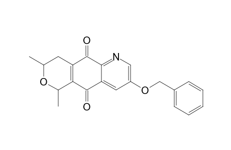 3,4-Dihydro-8-benzyloxy-1,3-dimethyl-1H-6-azanaphtho[2,3-c]pyran-5,10-dione