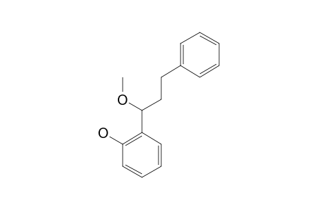 1-ORTHO-HYDROXYPHENYL-1-METHOXY-3-PHENYLPROPANE
