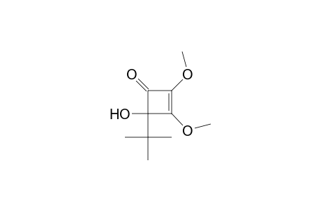 4-tert-Butyl-2,3-dimethoxy-4-hydroxy-2-cyclobuten-1-one