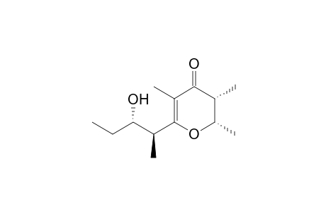 (2S,3R)-2,3-Dihydro-6-[(1'S,2'S)-2'-hydroxy-1'-methylbutyl]-2,3,5-trimethyl-4H-pyran-4-one