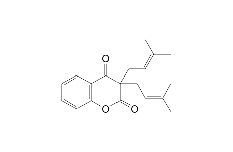 3,3-bis[(3',3'-Dimethylallyl)]-4-oxo-3,4-dihydrocoumarin
