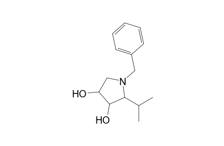 1-Benzyl-2-isopropyl-3,4-dihydroxypyrrolidine