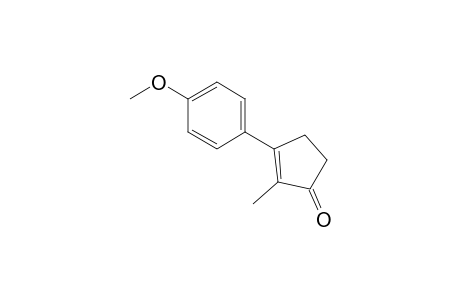 3-(p-methoxyphenyl)-2-methyl-2-cyclopenten-1-one