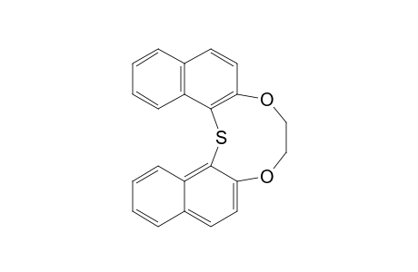 1-Thia-4,7-dioxa-2,3;8,9-dinaphthyl-cyclononane