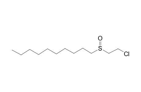 Sulfane, (2-chloroethyl)decyl-, oxide