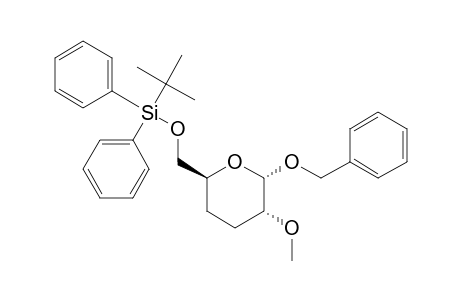 Benzyl 6-O-(tert-Butyldiphenylsilyl)-3,4-dideoxy-2-O-methyl-.alpha.-D-erythro-hexopyranoside