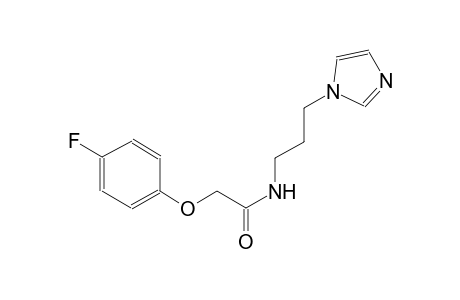 2-(4-fluorophenoxy)-N-[3-(1H-imidazol-1-yl)propyl]acetamide
