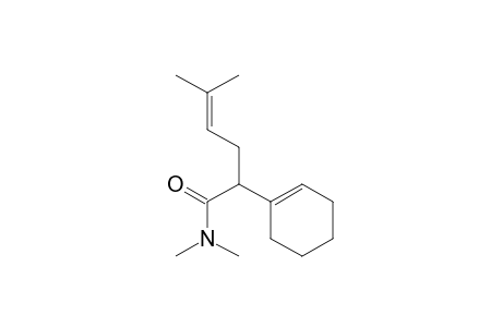 N,N-Dimethyl-.alpha.-(3-methyl-2-butenyl)-1-cyclohexene-1-acetamide