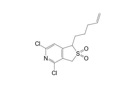 4,6-bis(chloranyl)-1-pent-4-enyl-1,3-dihydrothieno[3,4-c]pyridine 2,2-dioxide