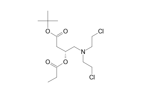 (R)-TERT.-BUTYL-3-PROPIONYLOXY-4-[N,N-BIS-(2-CHLOROETHYL)-AMINO]-BUTYRATE