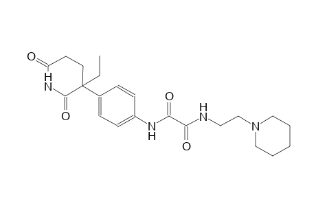 ethanediamide, N~1~-[4-(3-ethyl-2,6-dioxo-3-piperidinyl)phenyl]-N~2~-[2-(1-piperidinyl)ethyl]-