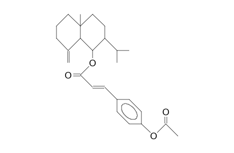 6a-O-Acetyl-P-coumaroyloxy-5,7aH-eudesm-4(15)-ene