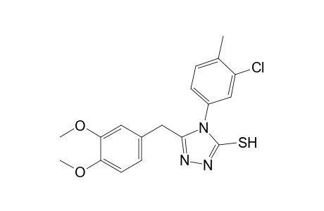 4-(3-chloro-p-tolyl)-5-veratryl-4H-1,2,4-triazole-3-thiol