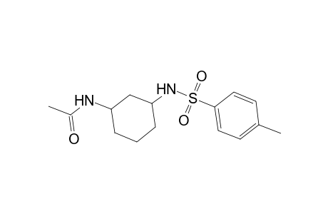 Acetamide, N-[3-[[(4-methylphenyl)sulfonyl]amino]cyclohexyl]-, cis-