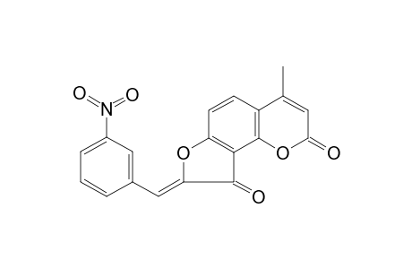 (8Z)-4-Methyl-8-(3-nitrobenzylidene)-2H-furo[2,3-H]chromene-2,9(8H)-dione