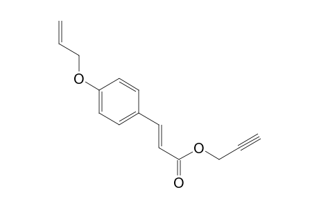 2-Propenoic acid, 3-[4-(2-propenyloxy)phenyl]-, 2-propynyl ester