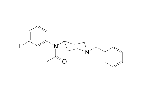 N-3-fluorophenyl-N-[1-(1-phenylethyl)piperidin-4-yl]acetamide