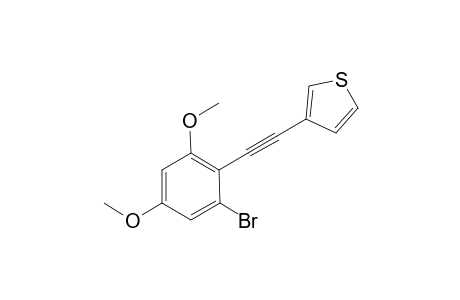 1-Bromo-2-(thiophenylethynyl)-3,5-dimethoxybenzene