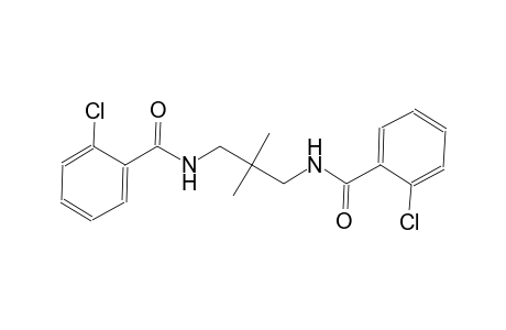 2-chloro-N-{3-[(2-chlorobenzoyl)amino]-2,2-dimethylpropyl}benzamide