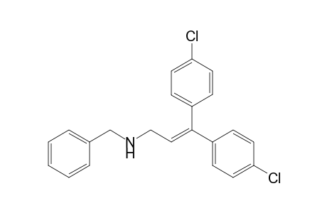 N-benzyl-3,3-bis(4-chlorophenyl)prop-2-en-1-amine