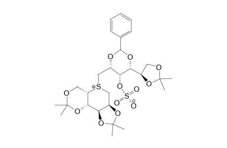 #21;1,5-ANHYDRO-2,3,4,6-DI-O-ISOPROPYLIDENE-1-[(S)-[(2'R,3'S,4'R,5'R)-2',4'-BENZYLIDENEDIOXY-5',6'-ISOPROPYLIDENEDIOXY-3'-(SULFOOXY)-HEXYL]-SULFONIO]-L-GULITOL