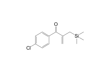 4-Chloro-1-[3-(trimethylsilyl)-2-methylene-1-oxopropyl]benzene