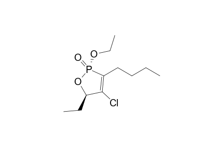 trans-3-Butyl-4-chloro-2-ethoxy-5-ethyl-2,5-dihydro-1,2-oxaphosphole 2-Oxide