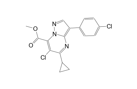 pyrazolo[1,5-a]pyrimidine-7-carboxylic acid, 6-chloro-3-(4-chlorophenyl)-5-cyclopropyl-, methyl ester