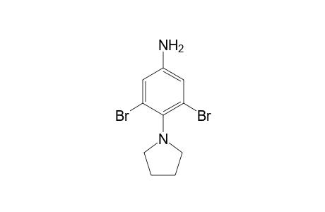 Benzenamine, 3,5-dibromo-4-(1-pyrrolidinyl)-