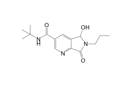 N-(1',1'-Dimethylethyl)-6,7-dihydro-5-hydroxy-6-propyl-7-oxo-5H-pyrrolo[3,4-b]pyridine-3-carboxamide