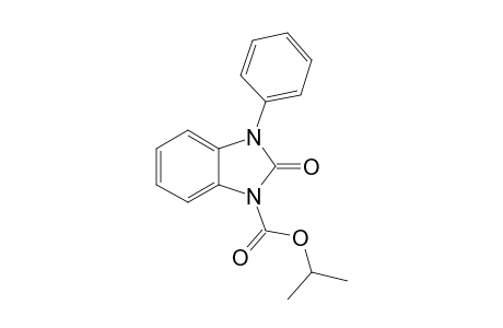 2-keto-3-phenyl-benzimidazole-1-carboxylic acid isopropyl ester