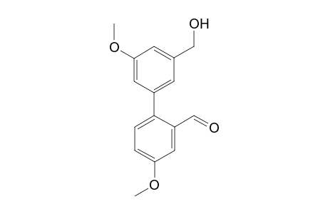 3'-Hydroxymethyl-4,5'-dimethoxy-[1,1']-biphenyl-2-carbaldehyde