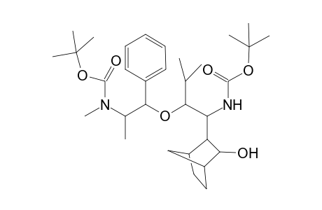 3-{1'-[(t-Butoxycarbonyl)amino]-2'-({2"-[(t-butoxycarbonyl)(methyl)amino]-1"-phenylpropyl}oxy-3'-methylbutyl}bicyclo[2.2.1]heptan-2-ol