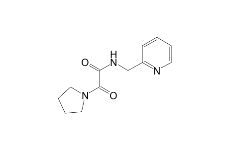 2-Oxo-N-(2-pyridinylmethyl)-2-(1-pyrrolidinyl)acetamide
