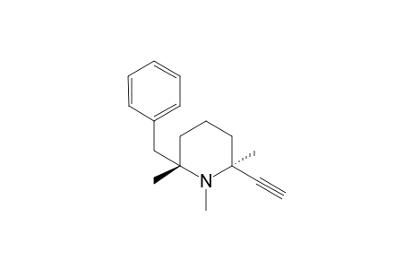 trans-2-Benzyl-6-ethynyl-1,2,6-trimethyl-piperidine