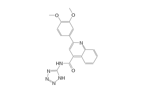 2-(3,4-dimethoxyphenyl)-N-(1H-tetraazol-5-yl)-4-quinolinecarboxamide