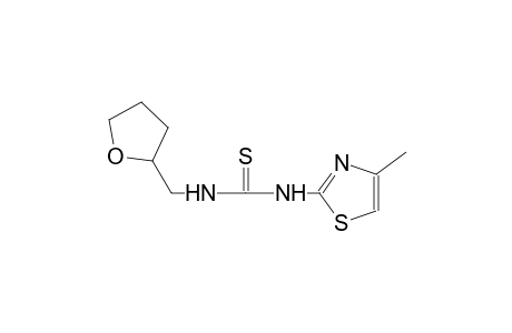 N-(4-methyl-1,3-thiazol-2-yl)-N'-(tetrahydro-2-furanylmethyl)thiourea