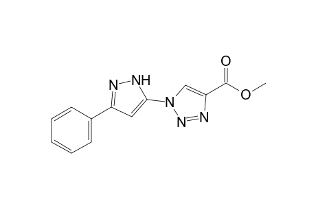 1-(5-phenyl-1H-pyrazol-3-yl)-4-triazolecarboxylic acid methyl ester