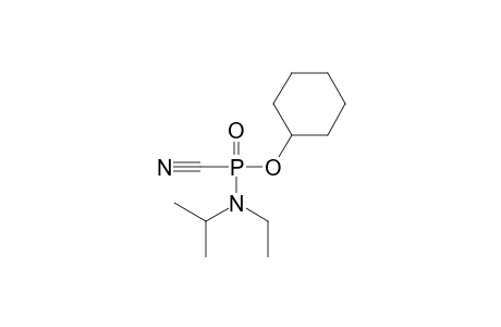 O-cyclohexyl N-ethyl N-isopropyl phosphoramidocyanidate