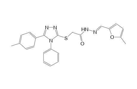 acetic acid, [[5-(4-methylphenyl)-4-phenyl-4H-1,2,4-triazol-3-yl]thio]-, 2-[(E)-(5-methyl-2-furanyl)methylidene]hydrazide